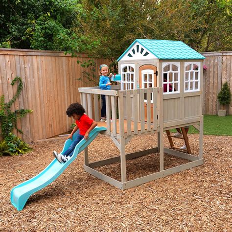 kidkraft wooden slide.